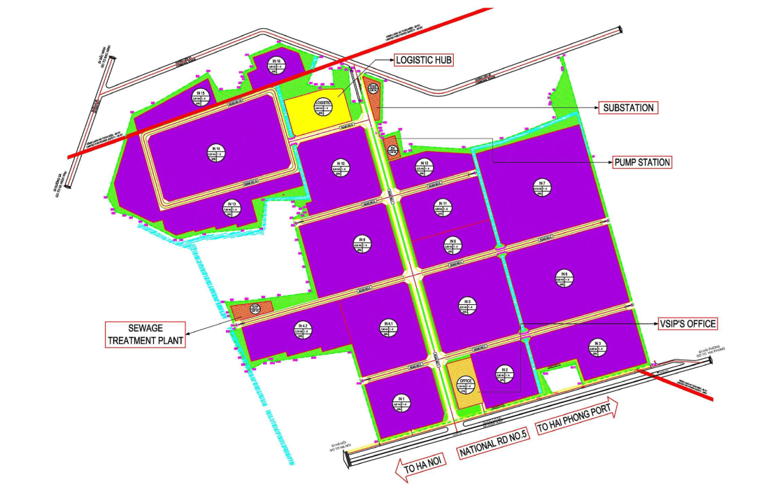 Mặt Bằng Khu Công Nghiệp Vsip Hải Dương Mặt Bằng Khu Công Nghiệp Vsip Hải Dương