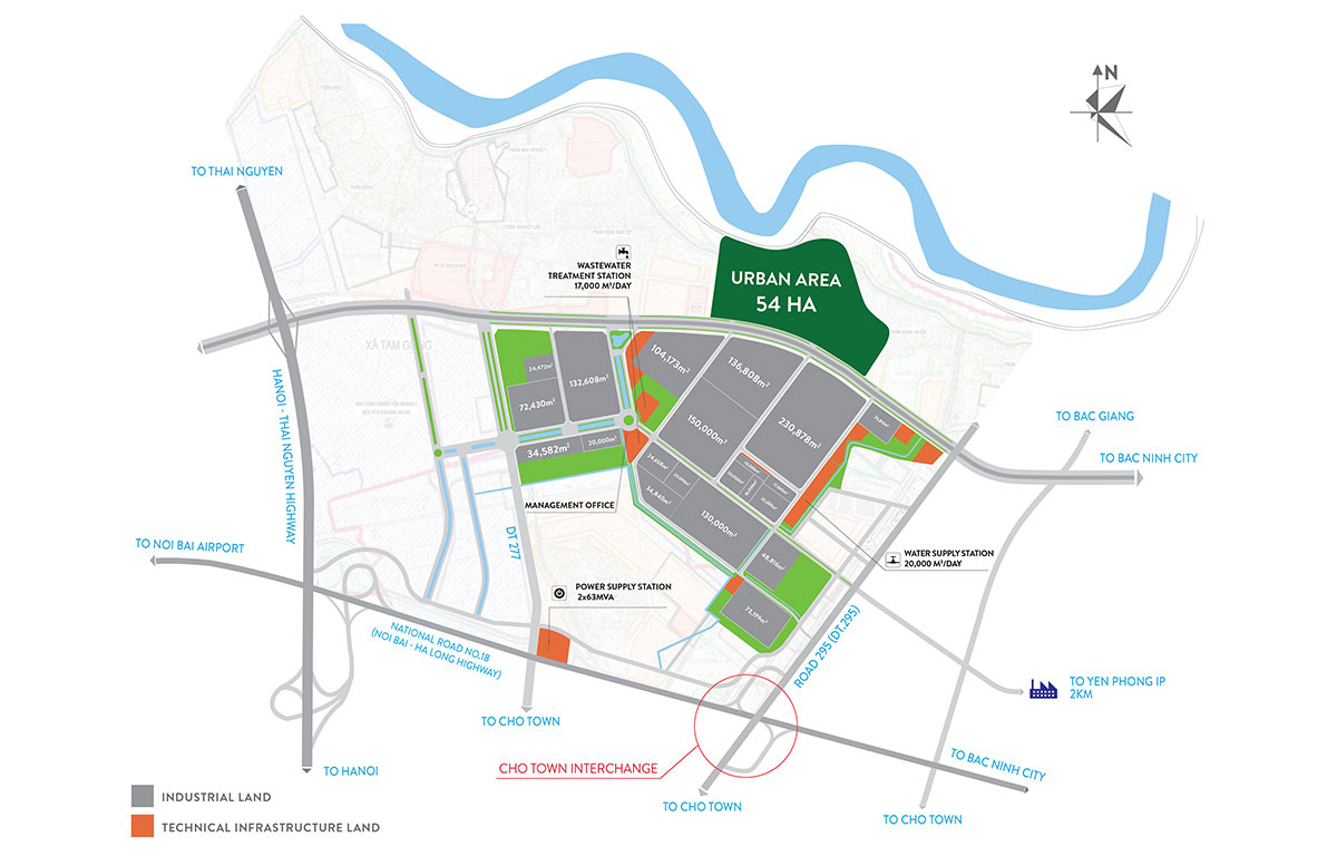 Vị Trí Khu Công Nghiệp Yên Phong 2C Vị Trí Khu Công Nghiệp Yên Phong 2C
