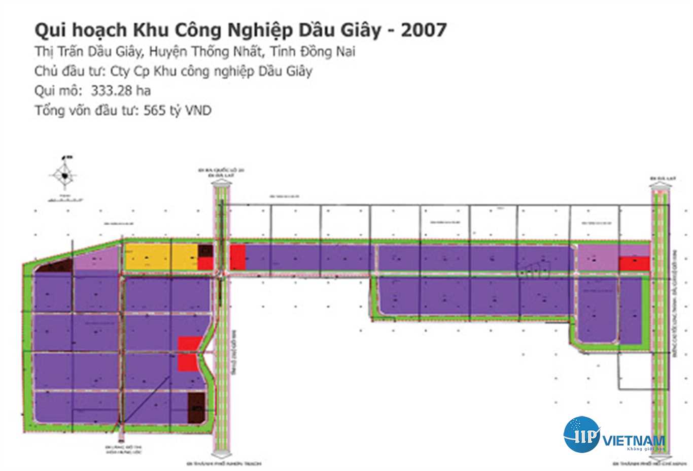 Mặt Bằng Khu Công Nghiệp Dầu Giây Mặt Bằng Khu Công Nghiệp Dầu Giây