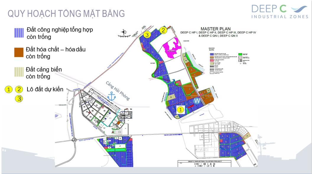 Mặt Bằng Khu Công Nghiệp Deep C Quảng Ninh Mặt Bằng Khu Công Nghiệp Deep C Quảng Ninh