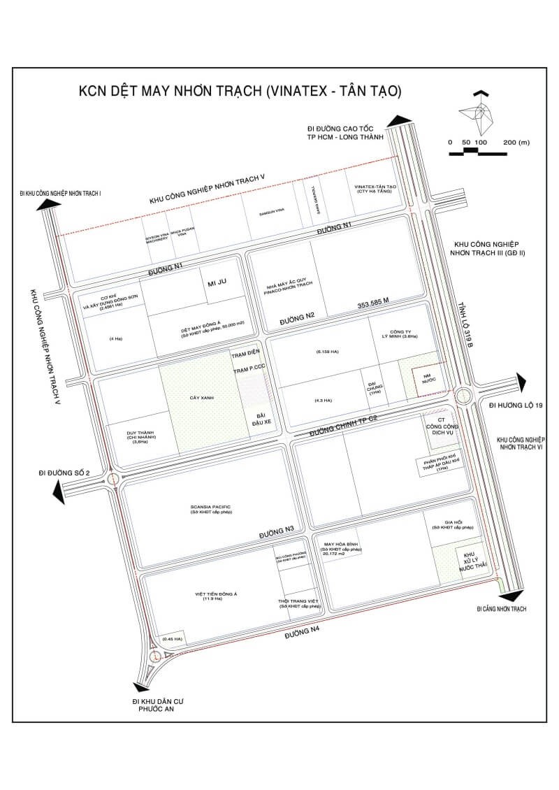 Mặt Bằng Khu Công Nghiệp Dệt May Nhơn Trạch Mặt Bằng Khu Công Nghiệp Dệt May Nhơn Trạch