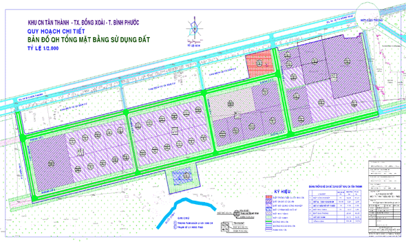 Mặt Bằng Khu Công Nghiệp Đồng Xoài 1 Bình Phước