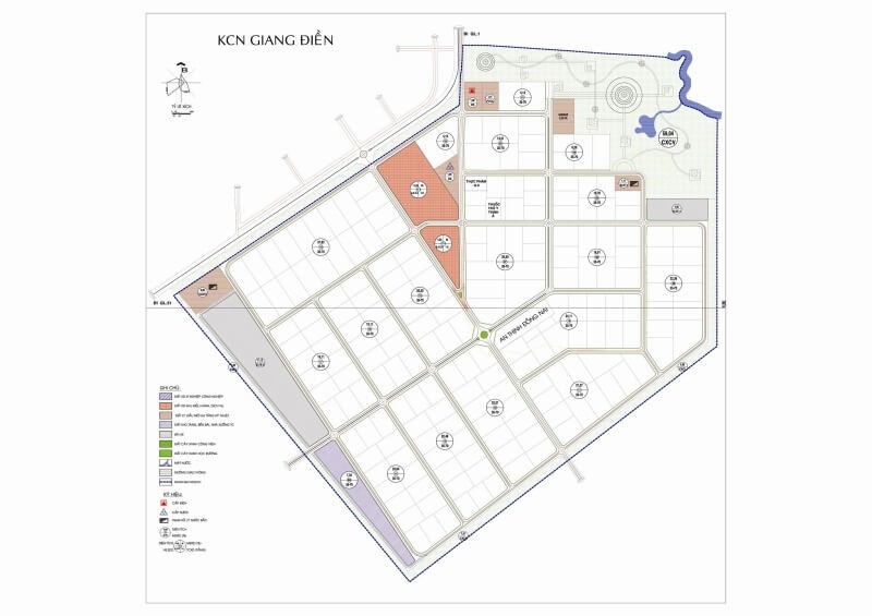 Mặt Bằng Khu Công Nghiệp Giang Điền Mặt Bằng Khu Công Nghiệp Giang Điền