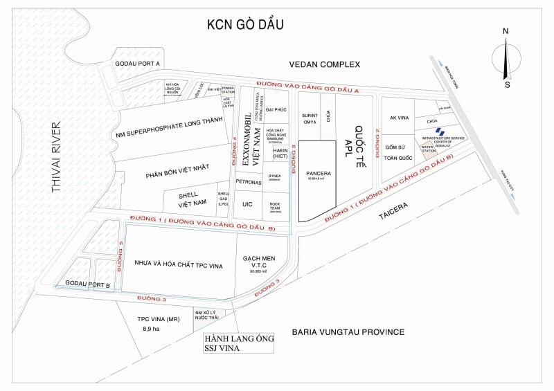Mặt Bằng Khu Công Nghiệp Gò Dầu Mặt Bằng Khu Công Nghiệp Gò Dầu
