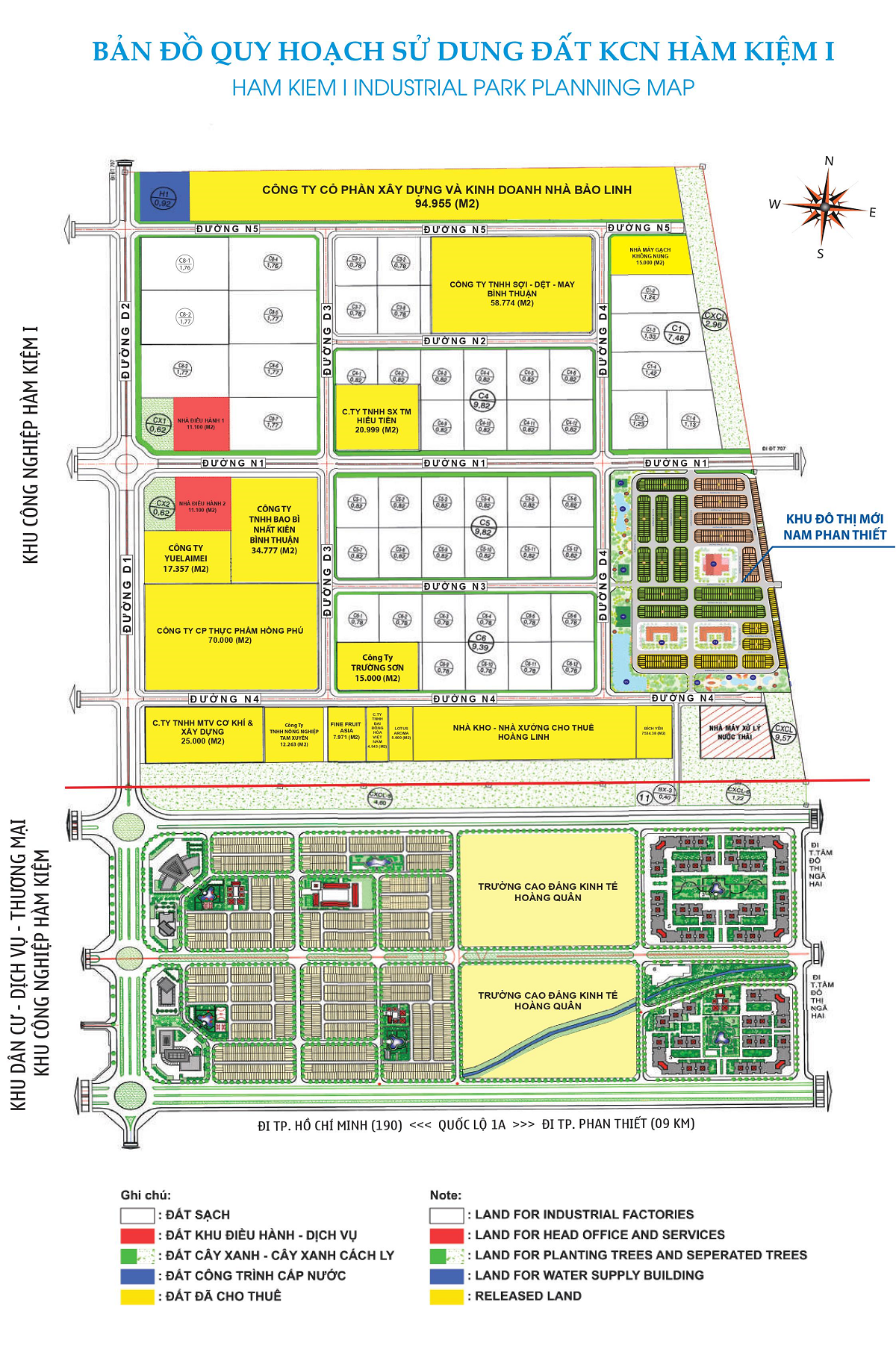 Mặt Bằng Khu Công Nghệp Hàm Thuận 1 Mặt Bằng Khu Công Nghệp Hàm Thuận 1