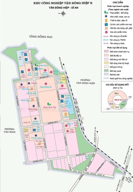 Mặt Bằng Khu Công Nghiệp Tân Đông Hiệp B Bình Dương Mặt Bằng Khu Công Nghiệp Tân Đông Hiệp B Bình Dương