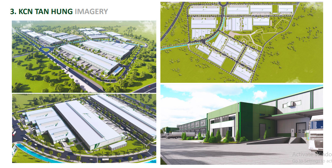 Phối Cảnh Xưởng Khu Công Nghiệp Tân Hưng Bắc Giang