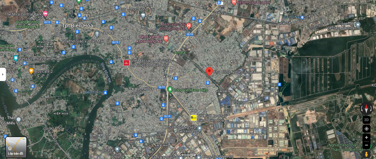 Vị Trí Khu Công Nghiệp Amata Biên Hòa Đồng Nai Vị Trí Khu Công Nghiệp Amata Biên Hòa Đồng Nai