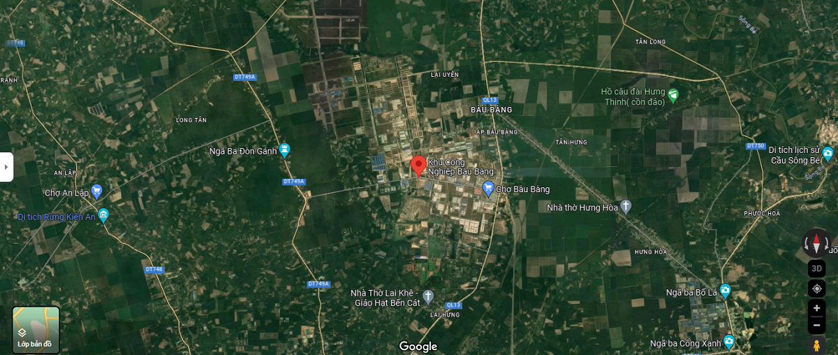 Vị Trí Khu Công Nghiệp Bàu Bàng Vị Trí Khu Công Nghiệp Bàu Bàng