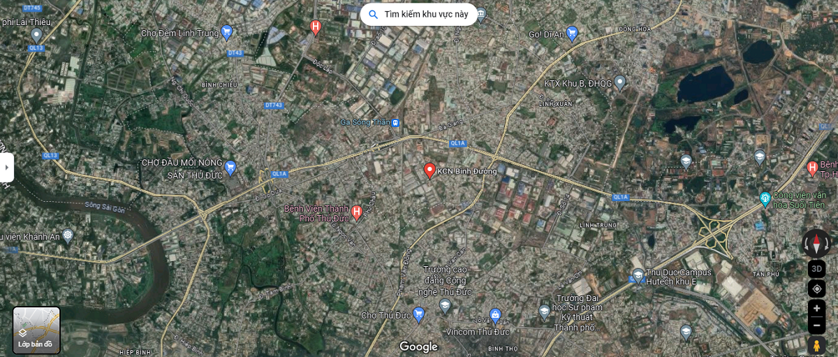 Vị Trí Khu Công Nghiệp Bình Đường Vị Trí Khu Công Nghiệp Bình Đường