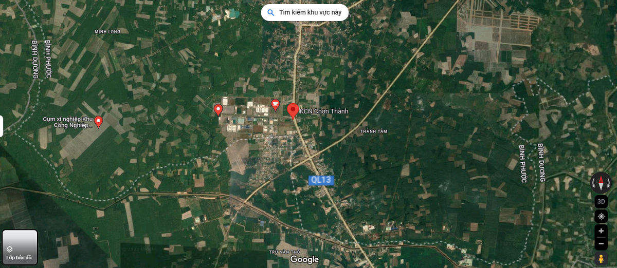 Vị Trí Khu Công Nghiệp Chơn Thành 1 Bình Phước Vị Trí Khu Công Nghiệp Chơn Thành 1 Bình Phước