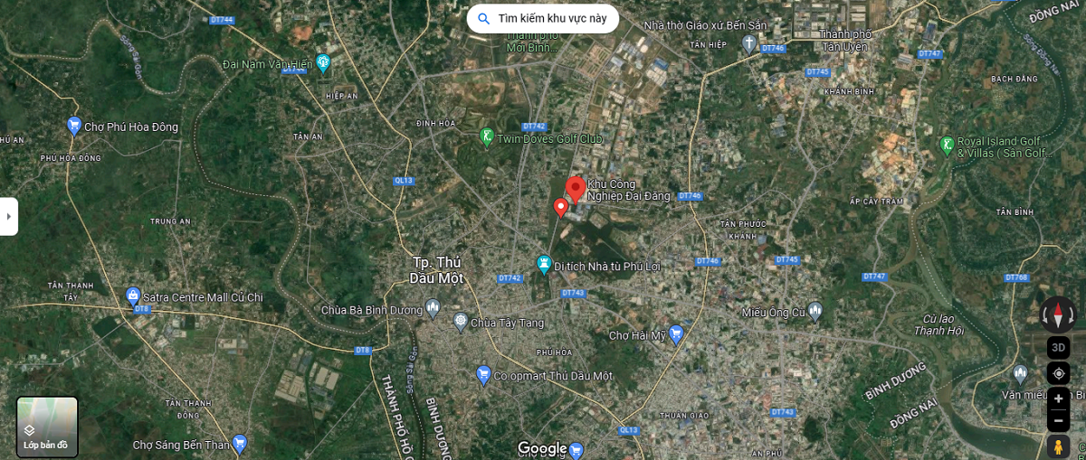 Vị Trí Khu Công Nghiệp Đại Đăng Vị Trí Khu Công Nghiệp Đại Đăng