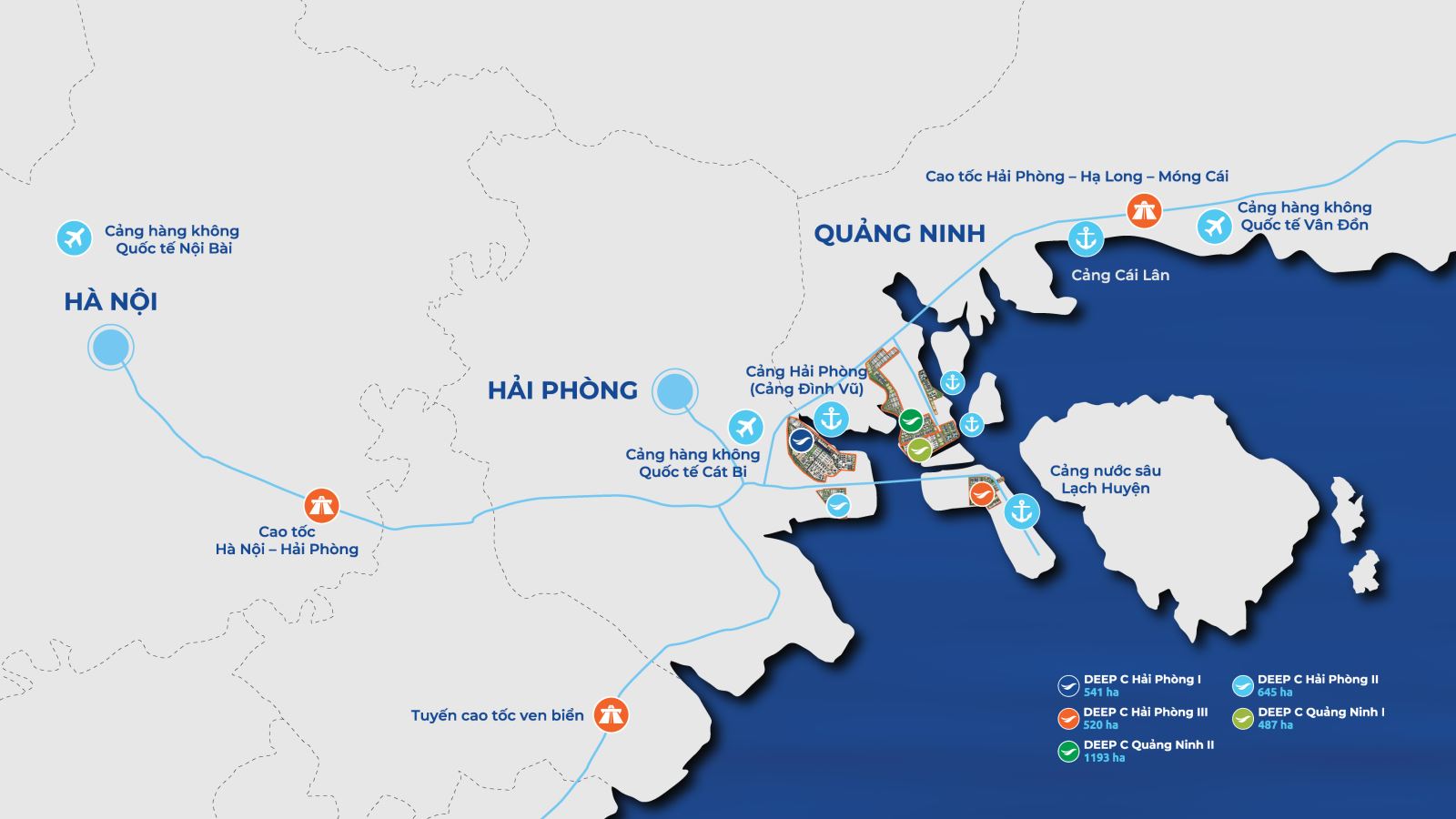 Vị Trí Khu Công Nghiệp Deep C Hải Phòng