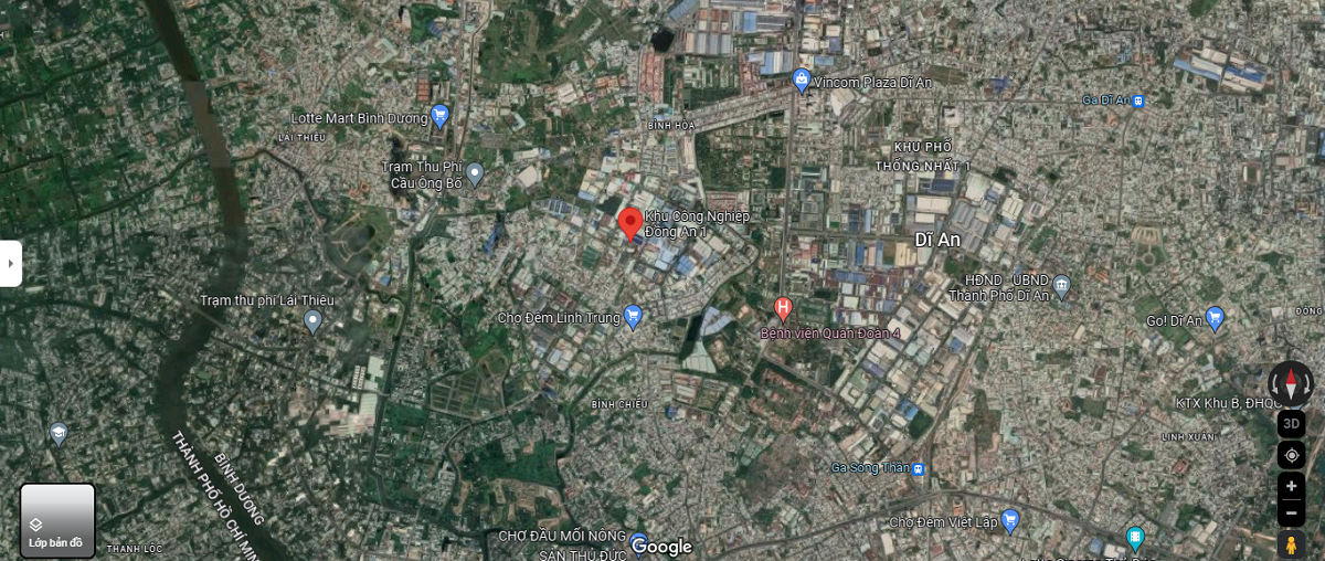 Vị Trí Khu Công Nghiệp Đồng An 1 Bình Dương Vị Trí Khu Công Nghiệp Đồng An 1 Bình Dương