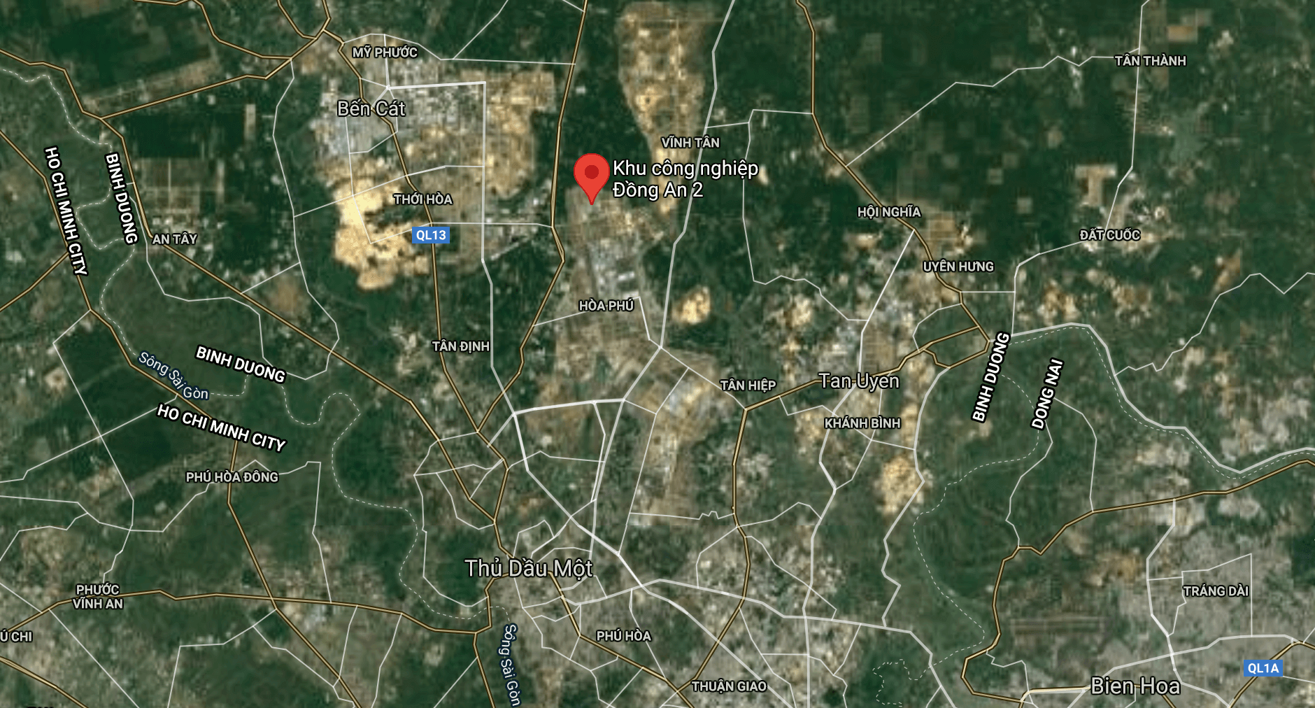 Vị Trí Khu Công Nghiệp Đồng An 2 Bình Dương Vị Trí Khu Công Nghiệp Đồng An 2 Bình Dương