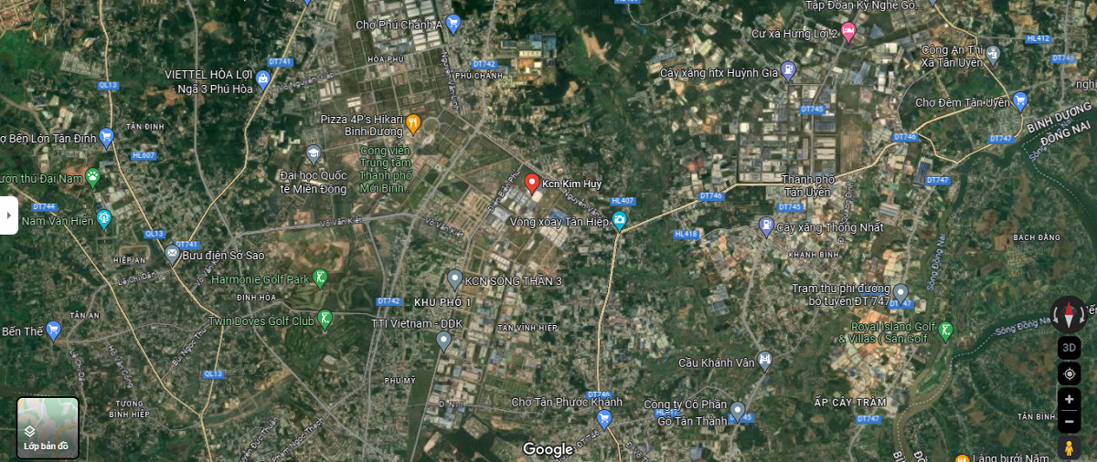 Vị Trí Khu Công Nghiệp Kim Huy Bình Dương Vị Trí Khu Công Nghiệp Kim Huy Bình Dương