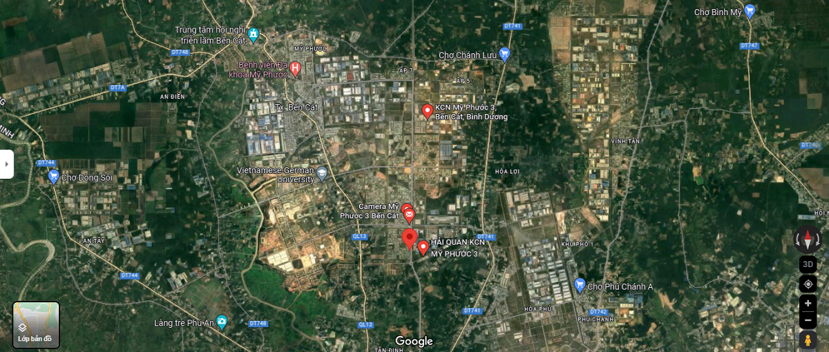 Vị Trí Khu Công Nghiệp Mỹ Phước 3 Bình Dương Vị Trí Khu Công Nghiệp Mỹ Phước 3 Bình Dương