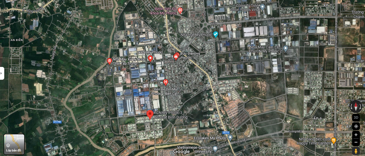 Vị Trí Khu Công Nghiệp Mỹ Phước Bình Dương Vị Trí Khu Công Nghiệp Mỹ Phước Bình Dương