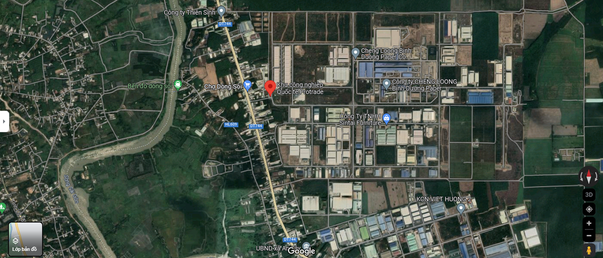 Vị Trí Khu Công Nghiệp Quốc Tế Protrade Bình Dương Vị Trí Khu Công Nghiệp Quốc Tế Protrade Bình Dương