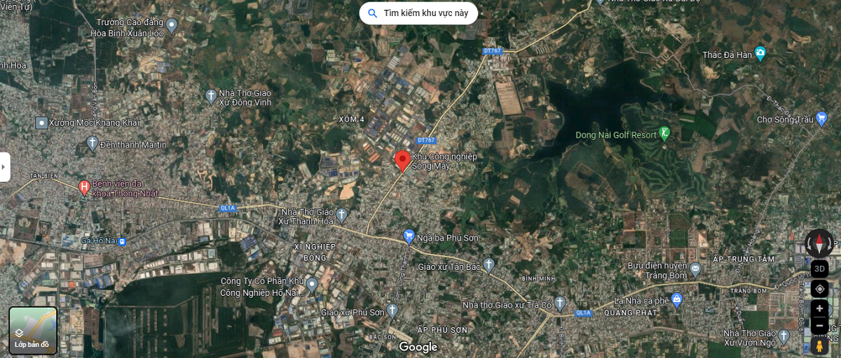 Vị Trí Khu Công Nghiệp Sông Mây Đồng Nai Vị Trí Khu Công Nghiệp Sông Mây Đồng Nai