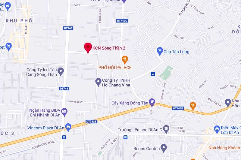 Vị Trí Khu Công Nghiệp Sóng Thần 2 Bình Dương Vị Trí Khu Công Nghiệp Sóng Thần 2 Bình Dương