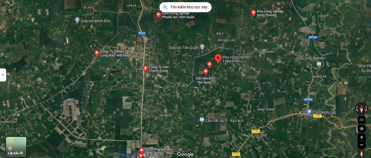 Vị Trí Khu Công Nghiệp Tân Khai 1 Bình Phước