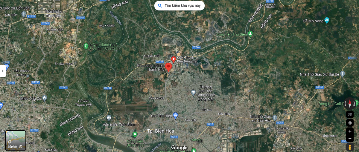 Vị Trí Khu Công Nghiệp Thạnh Phú Vị Trí Khu Công Nghiệp Thạnh Phú