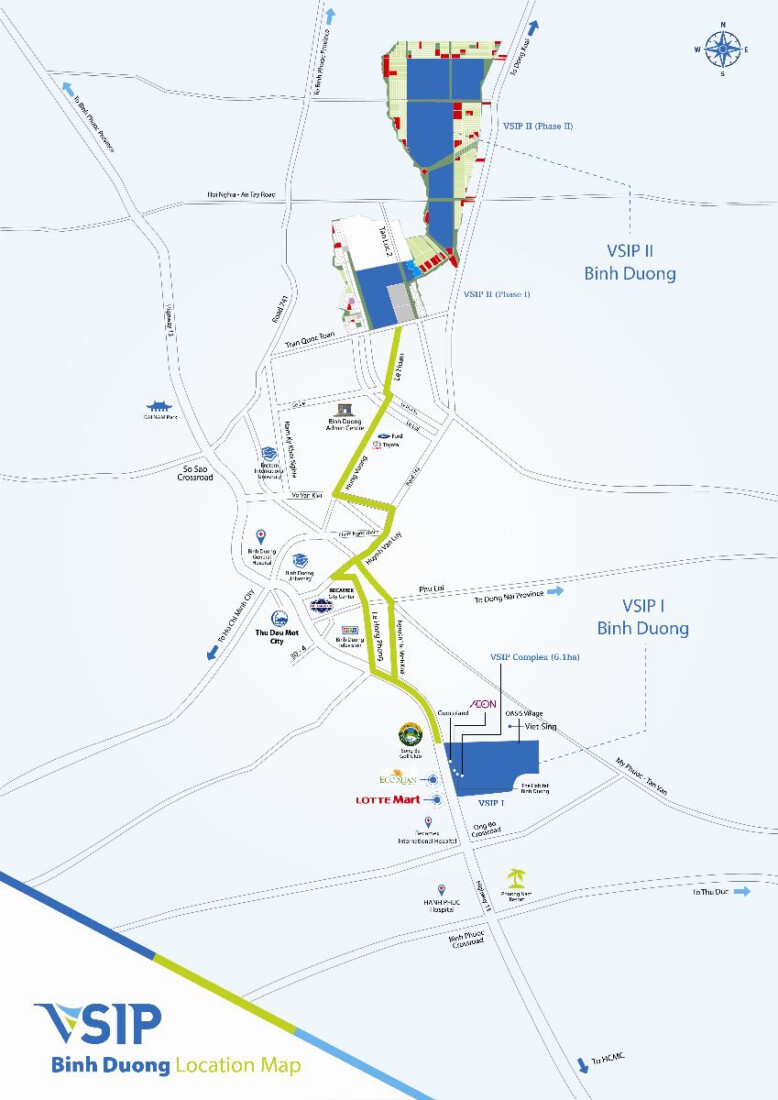 Vị Trí Khu Công Nghiệp Vsip 1 Bình Dương Vị Trí Khu Công Nghiệp Vsip 1 Bình Dương