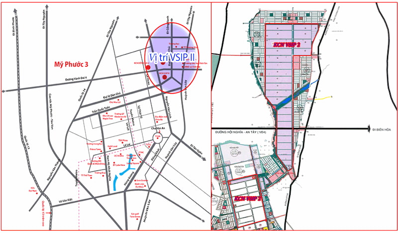 Vị Trí Khu Công Nghiệp Vsip 2 Mở Rộng Vị Trí Khu Công Nghiệp Vsip 2 Mở Rộng
