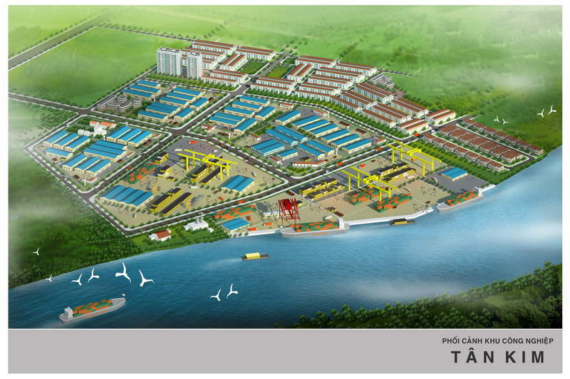 Phối Cảnh Khu Công Nghiệp Tân Kim Mở Rộng