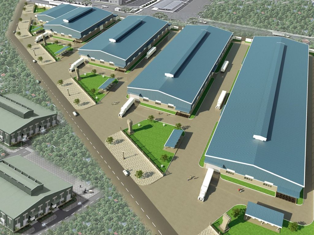 Phối Cảnh nhà Xưởng Khu Công Nghiệp Vĩnh Lộc 2