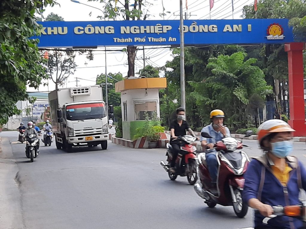 Cổng Chính Khu Công Nghiệp Đồng An 1 Bình Dương