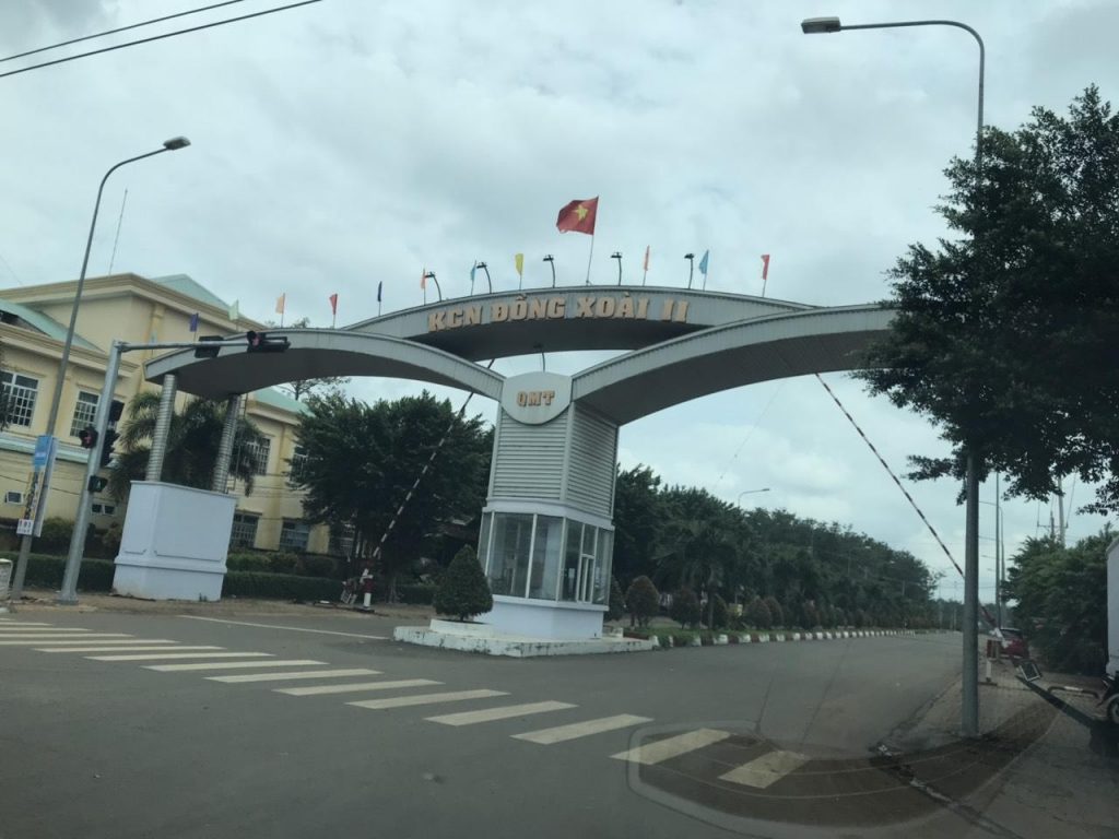 Cổng Chính Khu Công Nghiệp Đồng Xoài 2 Bình Phước