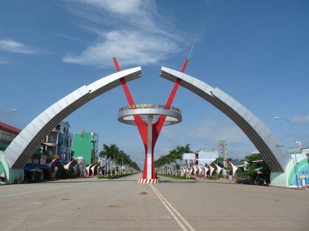 Cổng Chính Khu Công Nghiệp Minh Hưng 3 Bình Phước