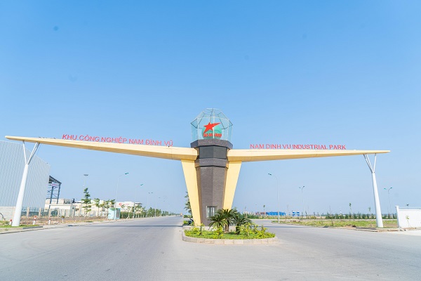 Cổng Chính Khu Công Nghiệp Nam Đình Vũ