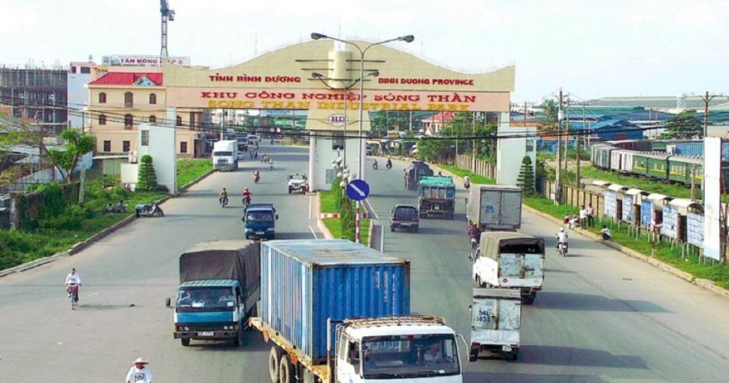 Cổng Chính Khu Công Nghiệp Sóng Thần 1 Bình Dương