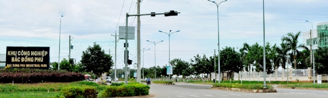 Cổng Chính Khu Công Nghiệp Bắc Đồng Phú