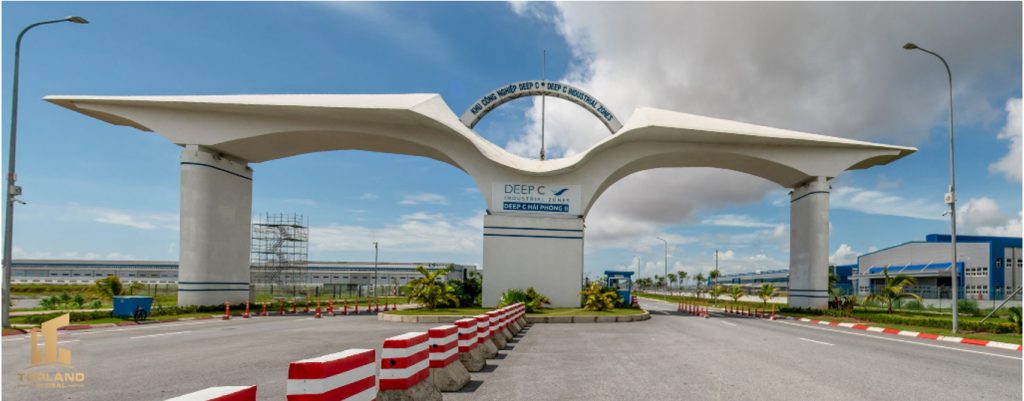 Cổng Chính Khu Công Nghiệp Deep C Hải Phòng