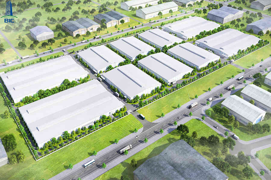 Phối Cảnh Kho Xưởng Khu Công Nghiệp Dầu Giây