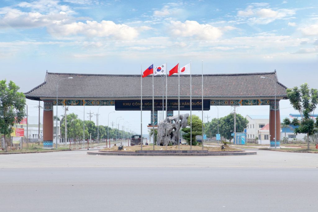 Cổng Khu Công Nghiệp Minh Hưng Hàn Quốc